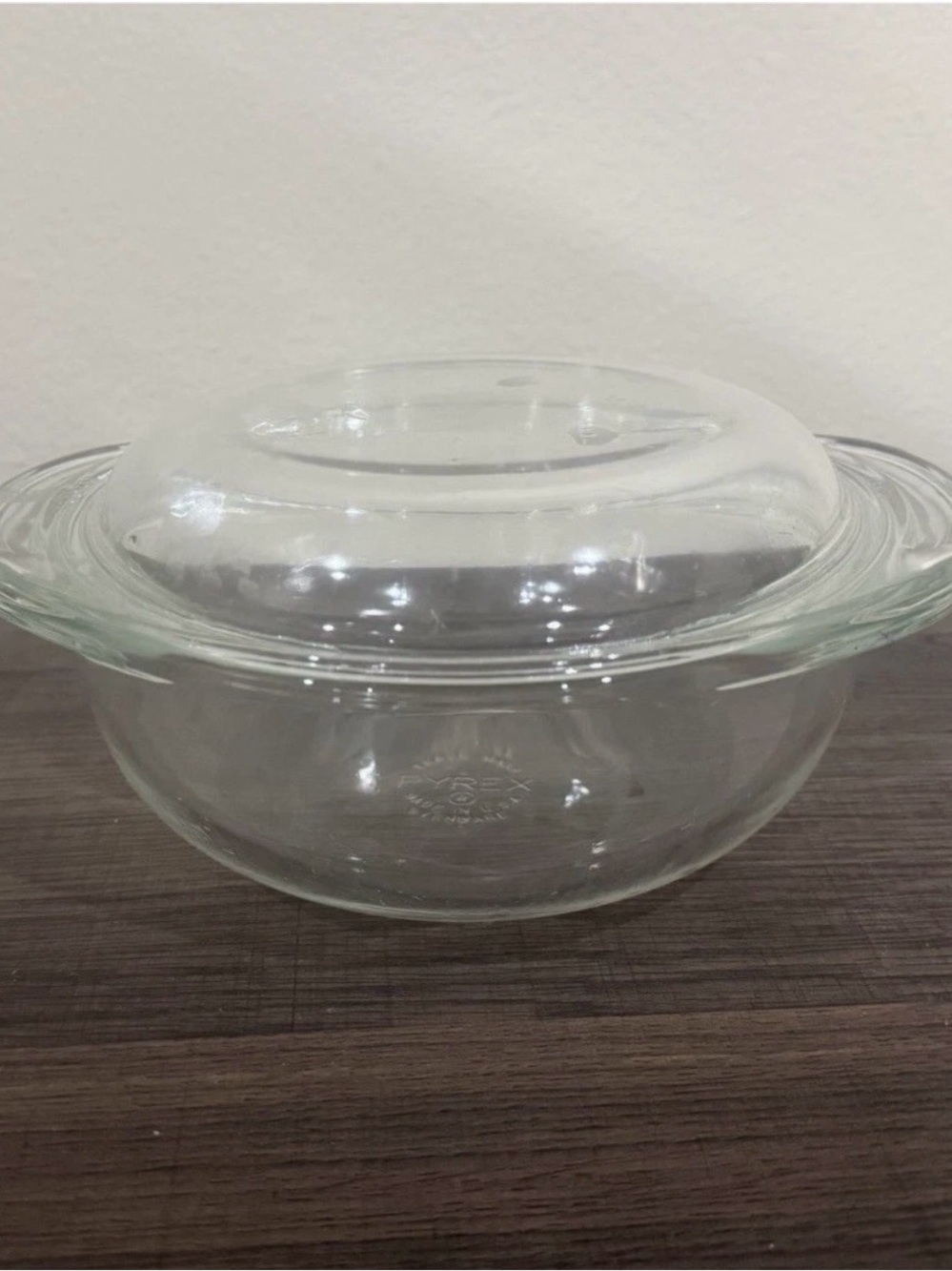 PYREX Clear Glass Casserole Dish
